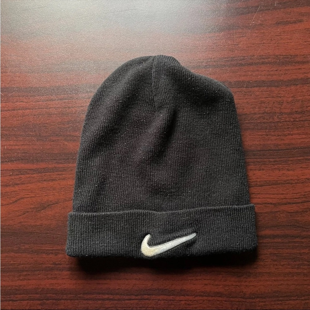Vintage Nike Beanie Hat 90s Cap Swoosh Logo Men’s OSFA